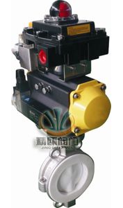 衬四氟气动蝶阀 (防爆型)