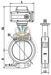 电动调节蝶阀 (软密封) 