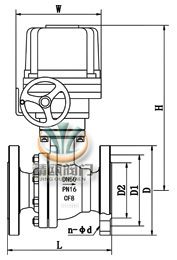 电动防爆球阀（配HQ执行器）