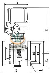 固定式电动球阀 (配HQ) 