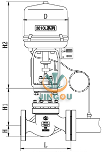 电动温度调节阀(配3810L执行器)