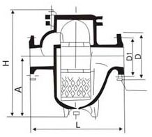 U型过滤器 (结构图) 