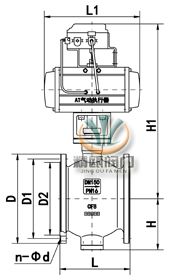 PQ647气动偏心调节阀 (法兰式) 