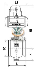 PQ677气动偏心调节阀 (法兰式) 
