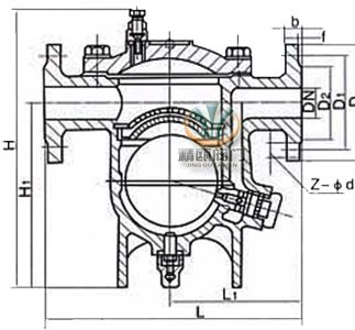 CS41H自由浮球式蒸汽疏水阀 (结构图) 