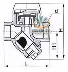 CS19H热动力式蒸汽疏水阀 (螺纹式) 